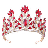 Princess Crown Headdress Bride Wedding Rhinestone Crystal Hair Accessories