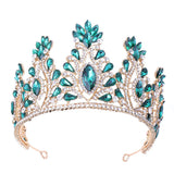 Princess Crown Headdress Bride Wedding Rhinestone Crystal Hair Accessories
