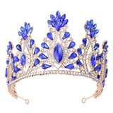 Princess Crown Headdress Bride Wedding Rhinestone Crystal Hair Accessories