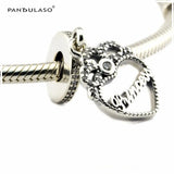 Princess Crown Heart Charms DIY 925 Silver Bracelets Jewelry Beads