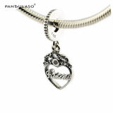 Princess Crown Heart Charms DIY 925 Silver Bracelets Jewelry Beads