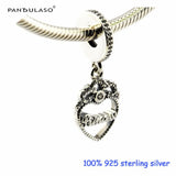 Princess Crown Heart Charms DIY 925 Silver Bracelets Jewelry Beads