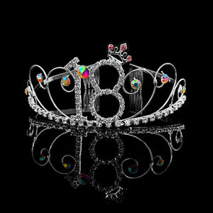 Princess Crystal Headdress Digital Crown Comb