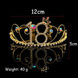 Princess Crystal Headdress Digital Crown Comb