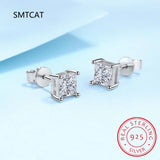 2CT Diamond Test Passed Moissanite Stud Earrings