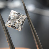 Princess Cut Moissanite Loose Gemstone 10ct to 0.06ct D VVS1 Lab Grown Gem
