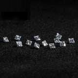 Princess Cut Moissanite Loose Gemstone 10ct to 0.06ct D VVS1 Lab Grown Gem