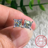Princess Cut Moissanite Jewelry Set 925 Sterling Silver