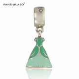 Princess Dress Charm for Bracelets 925 Silver