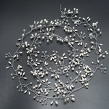 Rhinestone Tiara Pearl Headband Bridal Headpiece