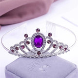 Girls' Princess Tiara Crown Headband for Dance Performance
