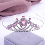 Girls' Princess Tiara Crown Headband for Dance Performance