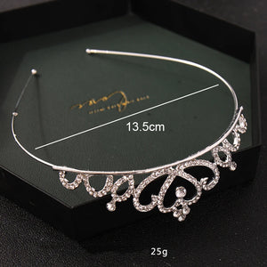 Princess Tiaras for Girls Birthday Crown Women Performance Hair Styling