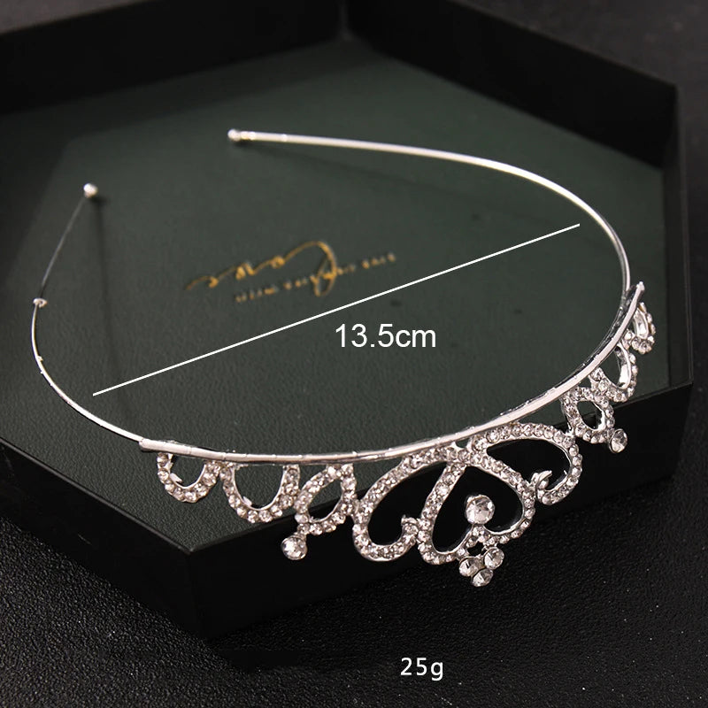 Princess Tiaras for Girls Birthday Crown Women Performance Hair Styling