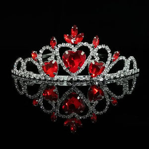 Princess Wedding Bridesmaid Tiara Girl Crystal Rhinestones Hair Ornaments