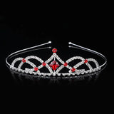 Princess Wedding Bridesmaid Tiara Girl Crystal Rhinestones Hair Ornaments