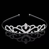 Princess Wedding Bridesmaid Tiara Girl Crystal Rhinestones Hair Ornaments