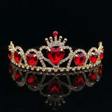 Princess Wedding Bridesmaid Tiara Girl Crystal Rhinestones Hair Ornaments