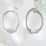 Princess & Knight Moonstone Bracelet Set