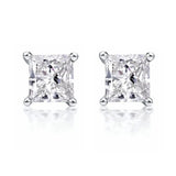 Lab Diamond Stud Earrings 925 Sterling Silver Bridal Party Gift