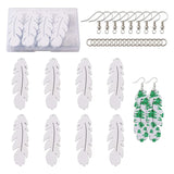 Sublimation Feather Earrings Double Sided Heat Transfer Blank