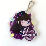 Pripara Anime Keychain Set - Laala, Mirei, Sophy, Dorothy, Acrylic Strap