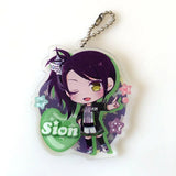 Pripara Anime Keychain Set - Laala, Mirei, Sophy, Dorothy, Acrylic Strap