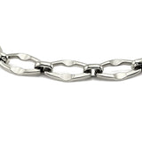 Prismatic Big Link Statement Bracelets Stainless Steel Bangles