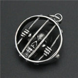 Prison Skull Pendant 316L Stainless Steel Ghost Justice Pendant