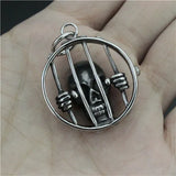 Prison Skull Pendant 316L Stainless Steel Ghost Justice Pendant