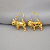 Cute Dog Golden Pig Zodiac Earrings