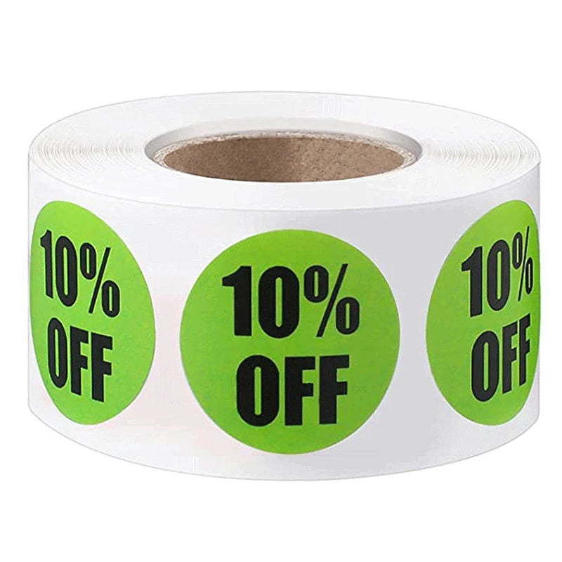 500Pcs 2.5cm Round Product Label Sticker for Packaging