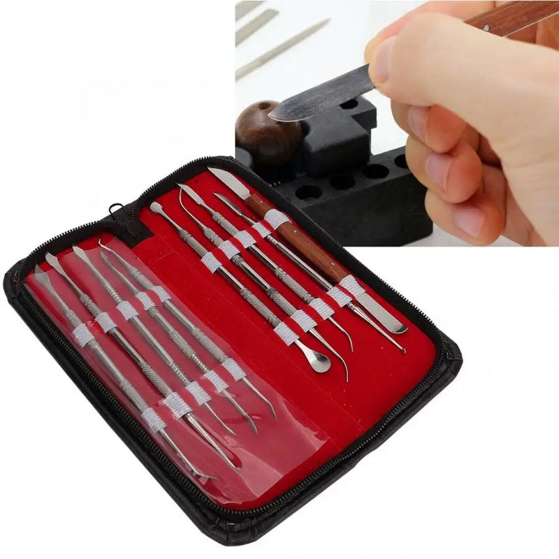 10Pcs/Box Wax Carving Pen Anti-Slip Handle Engraving for Jewelry Making