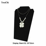 Velvet Series Jewelry Organizer Wooden Stand