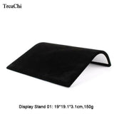 Velvet Series Jewelry Organizer Wooden Stand