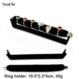 Velvet Series Jewelry Organizer Wooden Stand