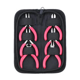 Stainless Steel DIY Jewelry Pliers Set with Round Snout & Chain Pliers
