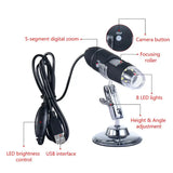 1600X USB Digital Microscope Camera Magnifier Zoom Stand