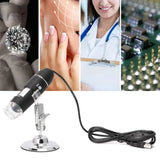 1600X USB Digital Microscope Camera Magnifier Zoom Stand