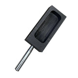 Graphite Crucible Silver Bar Mould Handle Iron Melting Casting Scrap Pour Tool