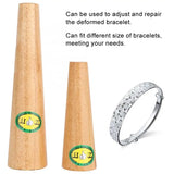 Wooden Bangle Mandrel Bracelet Adjuster Jewelry Making Tool
