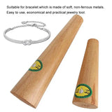 Wooden Bangle Mandrel Bracelet Adjuster Jewelry Making Tool