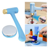 Metal Stamping Hammer & Steel Bank Block Leather Tool