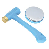 Metal Stamping Hammer & Steel Bank Block Leather Tool