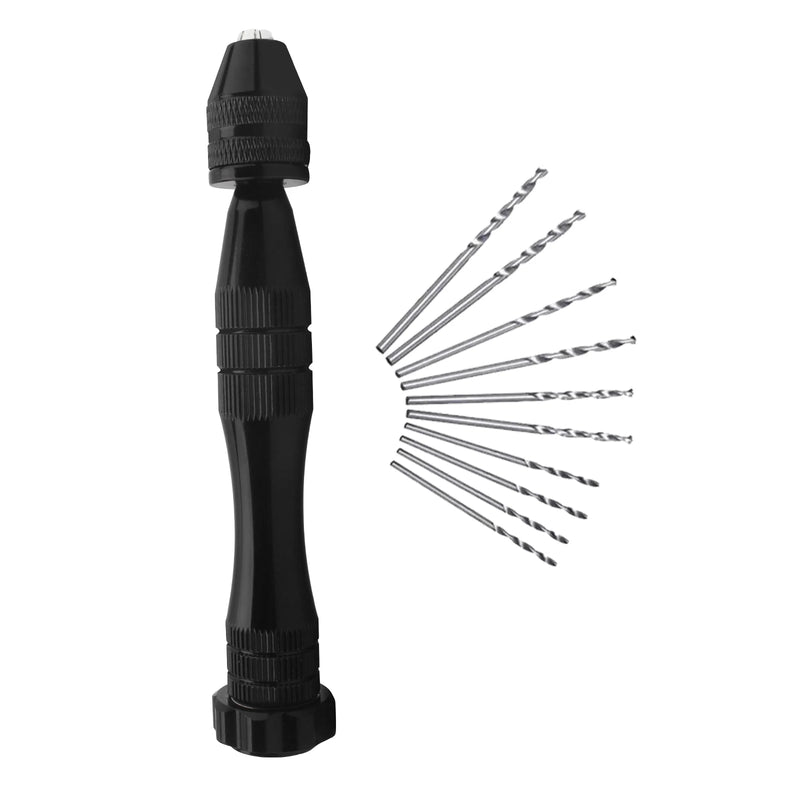 Precision Pin Vise Hand Drill Bits Set, Mini Twist Drill Bits (0.8-3.0mm)