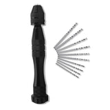 Precision Pin Vise Hand Drill Bits Set, Mini Twist Drill Bits (0.8-3.0mm)