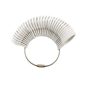 Plastic Measuring Gauge Ring Sizer Jewelry Tool Set