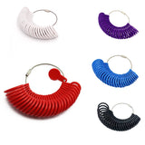 Plastic Measuring Gauge Ring Sizer Jewelry Tool Set