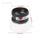 Professional 15X Monocular Magnifying Glass for Jewelry Map Reading Loupe Lens