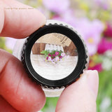 Professional 15X Monocular Magnifying Glass for Jewelry Map Reading Loupe Lens